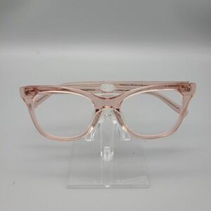 Warby Parker Hallie 600 Rose Water Pink Cat Eye Eyeglasses Frames 51-18-145